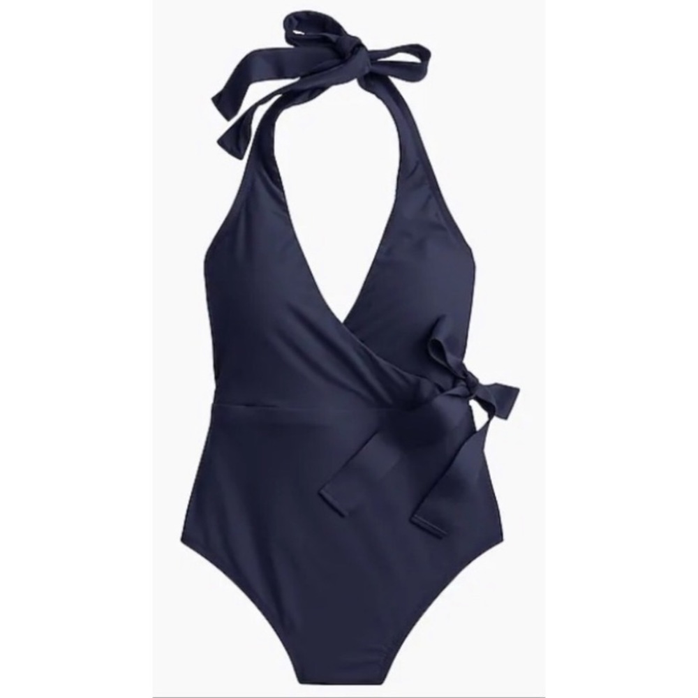 J. Crew NAVY Halter Wrap Waist Tie @jhayes01
